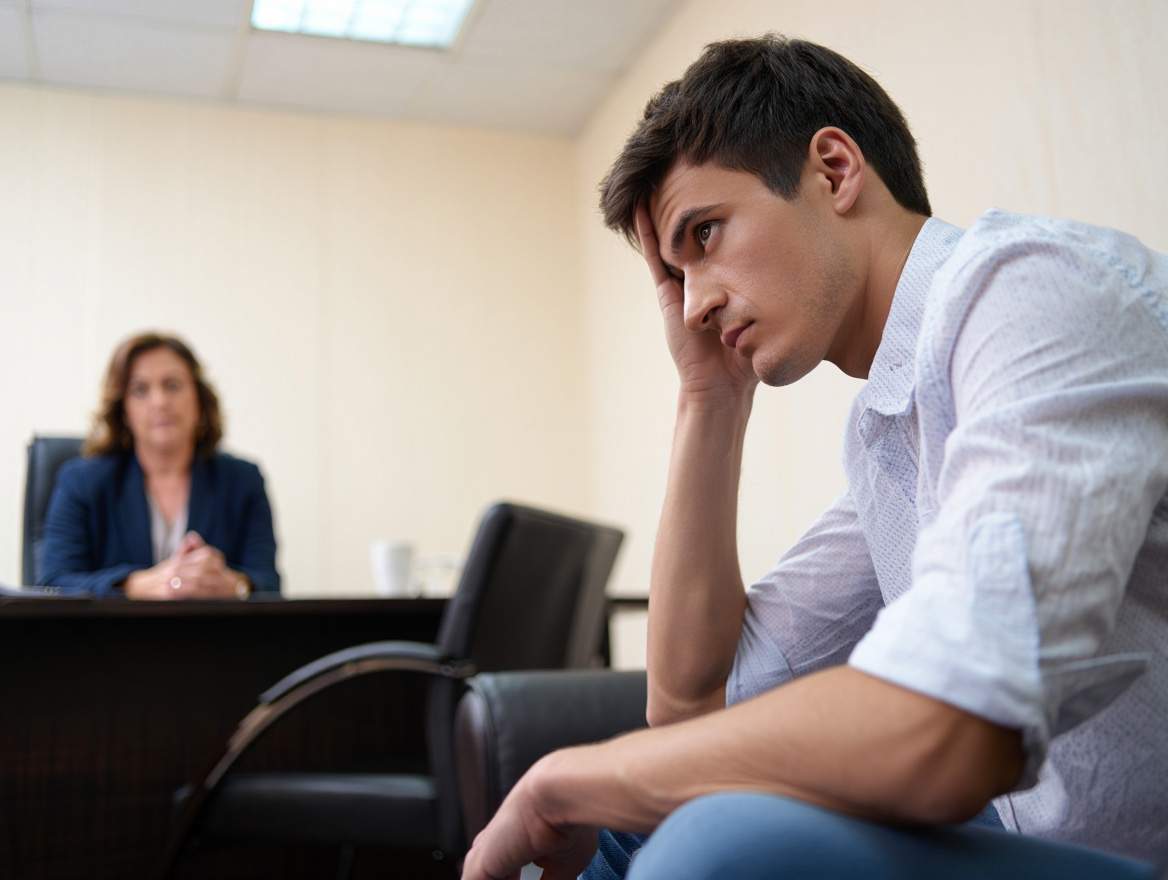 Мужчина на консультации